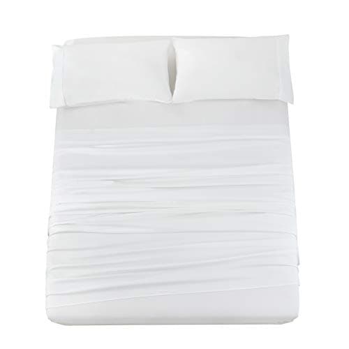 Mohap 1800 Thread Count Double Brushed Microfiber Bed Sheet Set - Full Gray