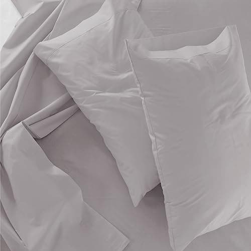 Luxury Cotton Pillowcase Set - Soft 400 Thread Count Sateen Weave Covers for Hotels, Homes, Hospitals