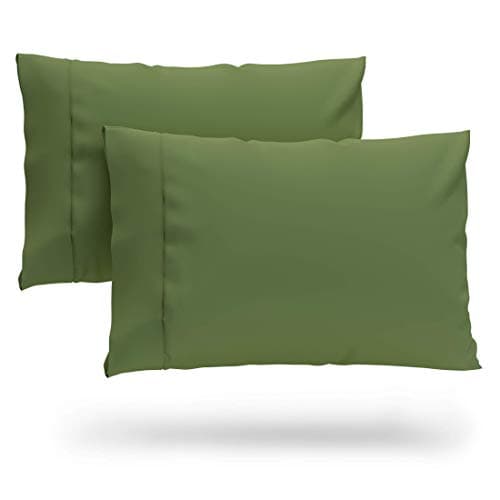 Cosy House Collection Bamboo Derived Rayon Pillowcase Set - Ultra Soft, Cooling Standard/Queen (Chocolate)
