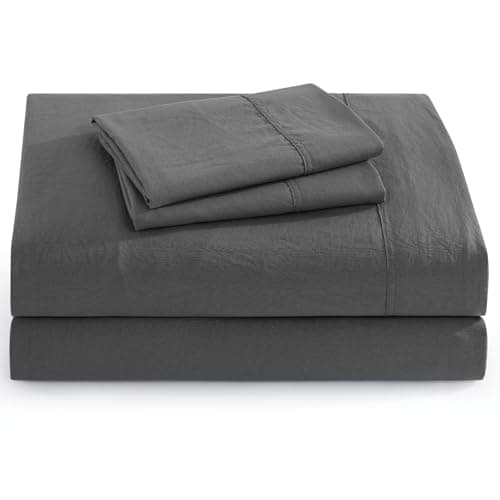 Charcoal King Split Sheets for Adjustable Bed