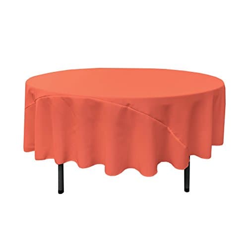 LA Linen Washable Emerald Green 108"Round Tablecloth