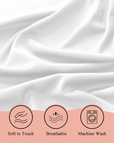 King Size Vintage Flower Daisies Bed Sheets Set, Deep Pockets, Soft & Breathable