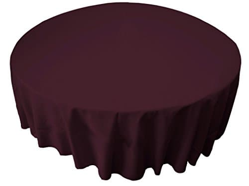 LA Linen Washable Emerald Green 108"Round Tablecloth