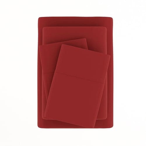 4 Piece Linen Bed Sheet Set
