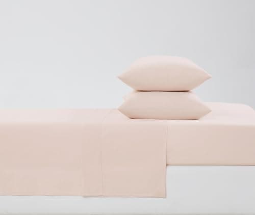 Blush Luxury Linen Cotton Full Sheet Set