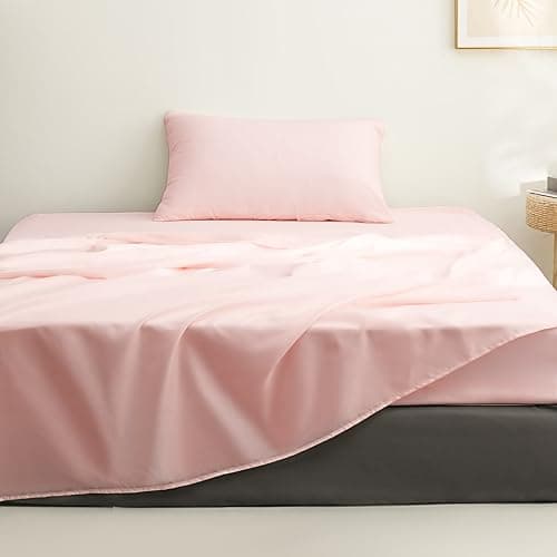 Mohap 1800 Thread Count Double Brushed Microfiber Bed Sheet Set - Full Gray