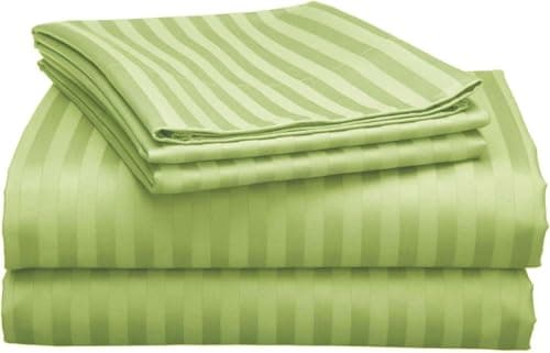 100% Egyptian Cotton 16inch Deep Pocket Queen Sheet Set, White