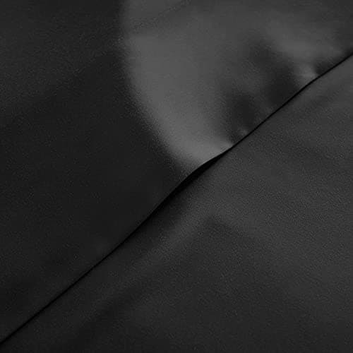 Bamboo Viscose 4-Piece Bed Sheet Set, Cooling & Soft Black Full Size