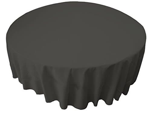 LA Linen Washable Emerald Green 108"Round Tablecloth