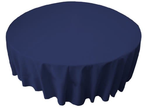 LA Linen Washable Emerald Green 108"Round Tablecloth