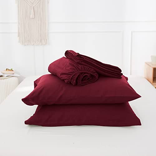 Simple&Opulence Belgian Linen Sheet Set - 4 Pieces (King Size, Linen/Beige)