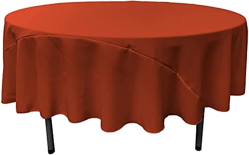 LA Linen Washable Emerald Green 108"Round Tablecloth
