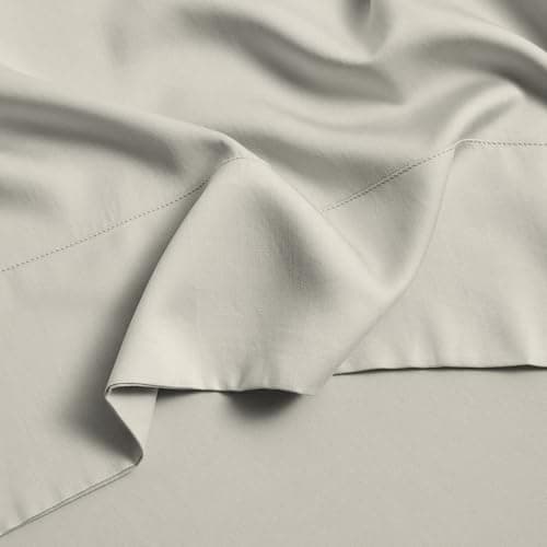 Bamboo Viscose DOZ Sheet Set, 100% Organic, Buttery Soft, Cooling, High GSM, Deep Pockets (Queen, Sky)