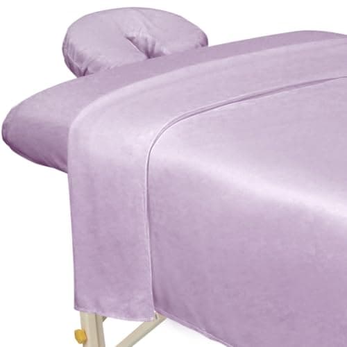 ForPro Professional Premium Microfiber Massage Sheet Set, Sage