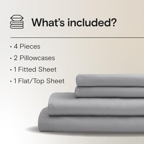 DOZ King Sheet Set, 100% Bamboo Viscose, Organic, Buttery Soft, Cooling, High GSM, Deep Pockets