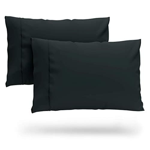 Cosy House Collection Bamboo Derived Rayon Pillowcase Set - Ultra Soft, Cooling Standard/Queen (Chocolate)