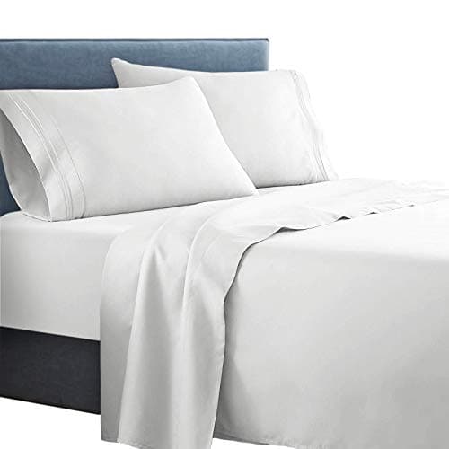 Clara Clark Supreme 1500 Thread Count 4PC Bed Sheet Set - Queen, Camel Gold