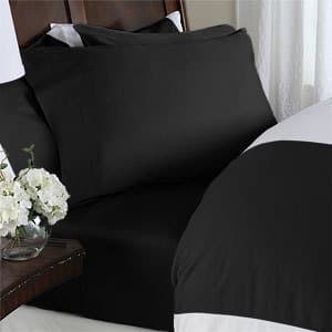 Elegance Linen 1600 Series Queen Bed Sheet Set, Deep Pocket, Gray