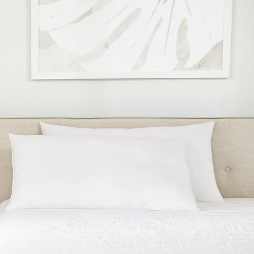 Linen Queen Pillow Set - Soft, Hypoallergenic & Machine Washable