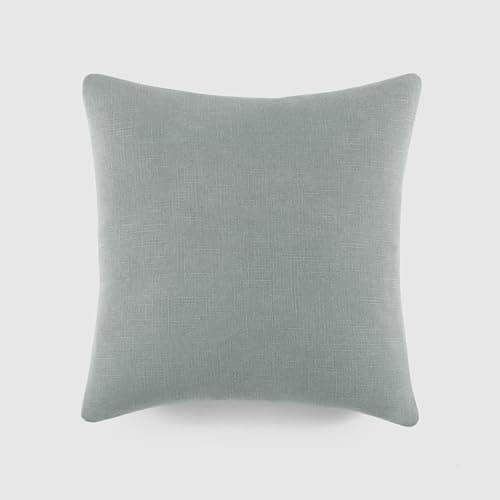 Linen Market Mustard Framed Stripe Cotton Decor Throw Pillow