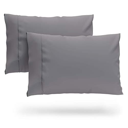 Cosy House Collection Bamboo Derived Rayon Pillowcase Set - Ultra Soft, Cooling Standard/Queen (Chocolate)
