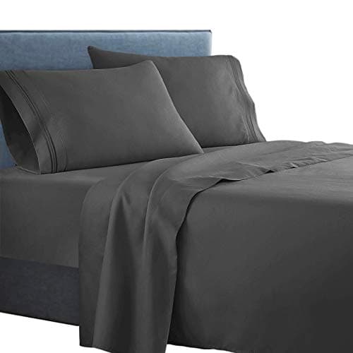 Clara Clark Supreme 1500 Thread Count 4PC Bed Sheet Set - Queen, Camel Gold