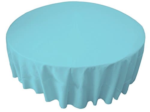 LA Linen Washable Emerald Green 108"Round Tablecloth