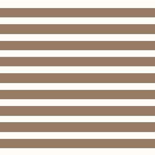 JELLYMONI 100% Natural Cotton Queen Pillowcases, 2 Pack White & Khaki Stripes