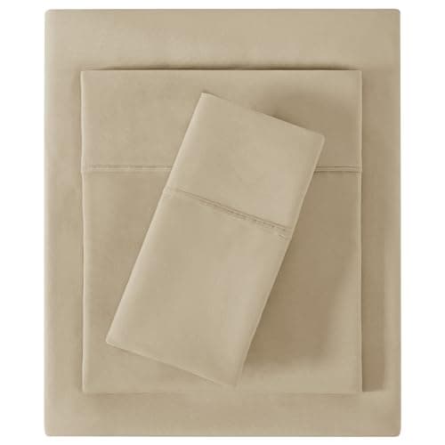 Vintage Flower Printed Full Size Bed Sheet Set with 15 Deep Pocket - 4 Piece Microfiber Patterned Sheet Set
