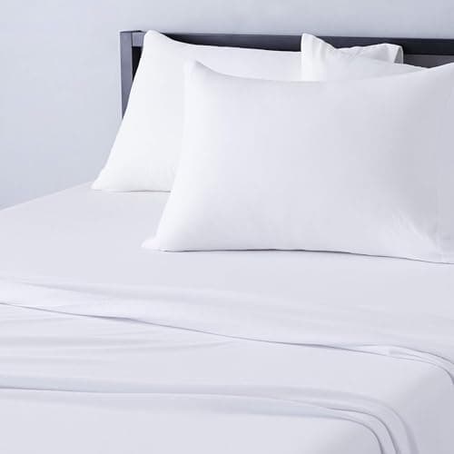 Amazon Basics Full Size Oatmeal 4-Piece Bed Sheet Set
