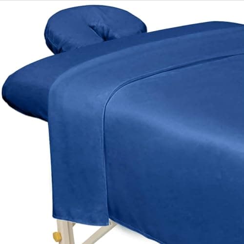 ForPro Professional Premium Microfiber Massage Sheet Set, Sage