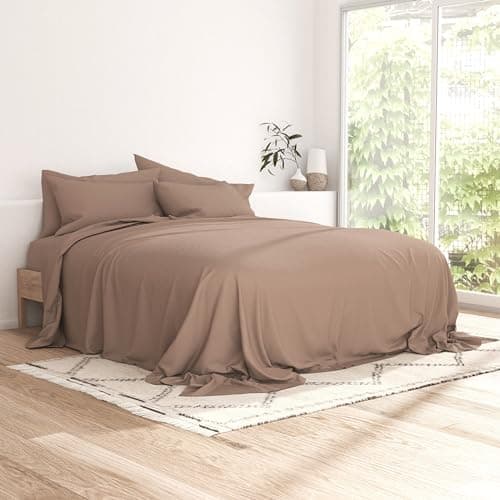 Essential Ultra Soft Linen Market Sheet Set - 4 Piece Microfiber Bedding