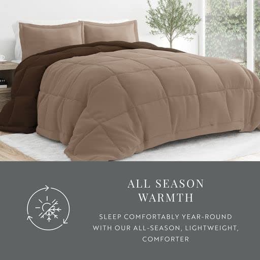 Luxury Queen Comforter Set with 2 Pillow Shams