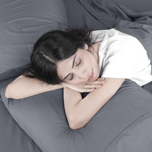 Utopia Bedding Queen Size Brushed Microfiber Sheets - Grey