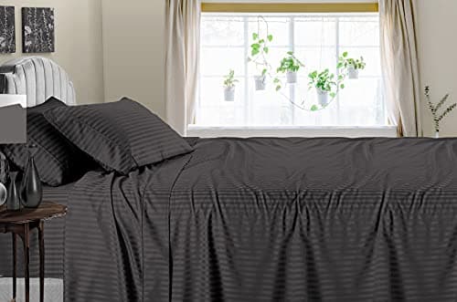 Premium 100% Egyptian Cotton 800 Thread Count 120x80 King Sheet Set, Deep Pocket 18", Mediterranean Blue
