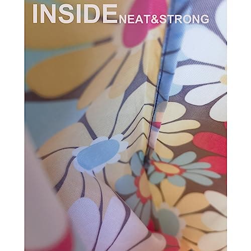 Foldable Reusable Grocery Bags with Long Handles and Fold-Up Pouch