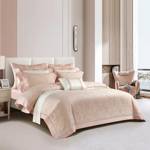 Green 600TC Tencel Cotton Sheets & Duvet Cover Set, Queen (US Standard)
