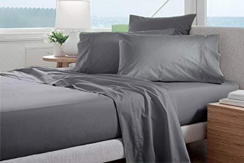 Authentic 1500 Thread Count Egyptian Cotton 4-PC Sheet Set (Queen, Beige Stripe)
