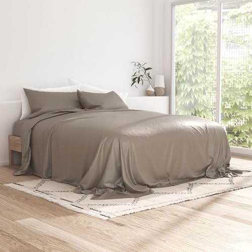 Ultra-Soft & Cooling Light Blue Flower Full Bedding Sheets for Full Size Bed - Sleep Better Than Ever with Linen Market Deep Pocket Sheets OEKO-TEX Certified