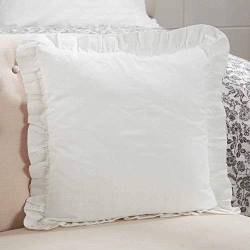 Piper Classics Vintage Farmhouse Off White Ticking Stripe 18" Throw Pillow Cover