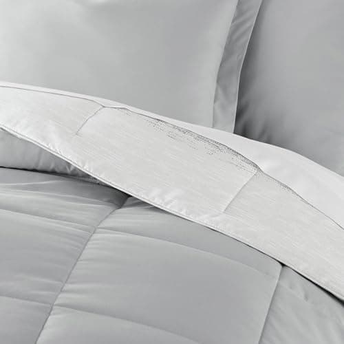 Linen Market Reversible Twin/Twin XL Comforter Set - Soft & Lightweight Down Alternative