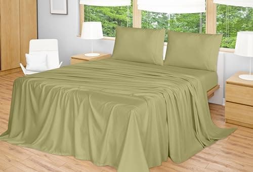 Full Size Brushed Microfiber Sheets Set with Deep Pockets - Pink Memories