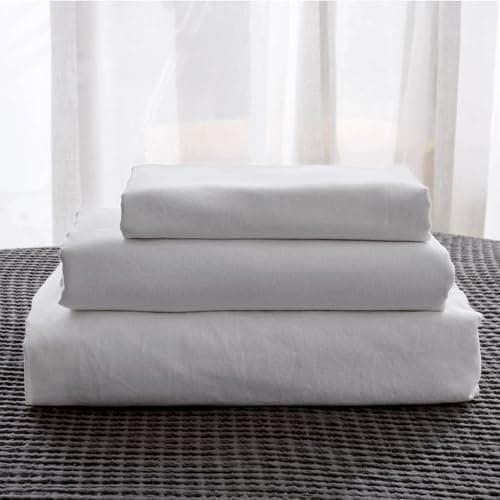 Simple&Opulence Belgian Linen Sheet Set - 4 Pieces (King Size, Linen/Beige)
