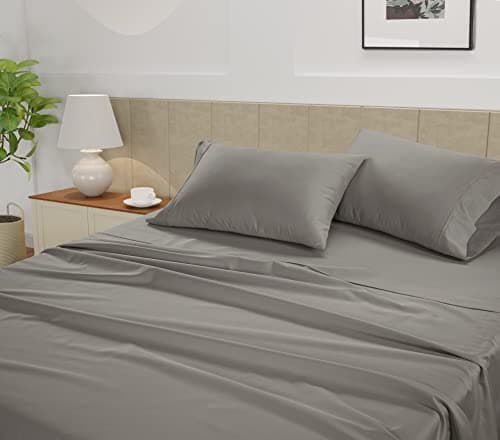 LANE LINEN King Size Sheets Set - 4 Pc King Bed Sheets
