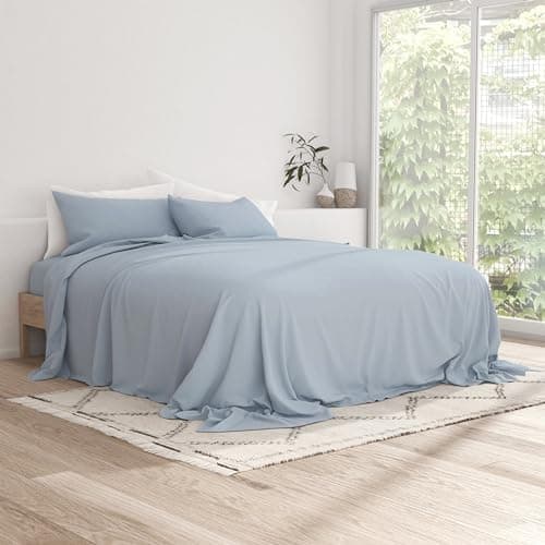 Essential Ultra Soft Linen Sheet Set 4-Piece Microfiber Bedding