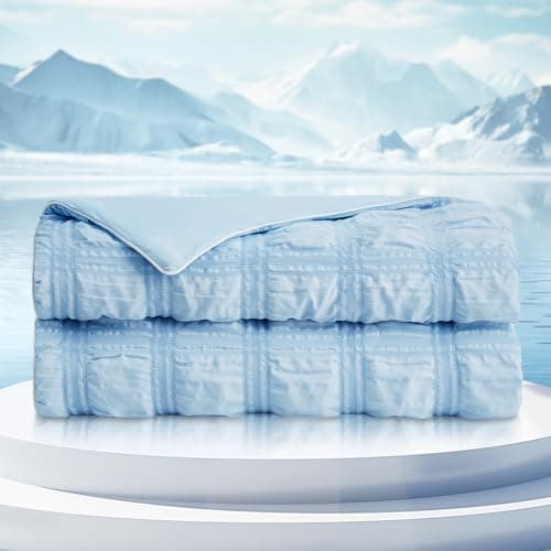 Q-Max 0.4 Reversible Cooling Comforter Queen Size White