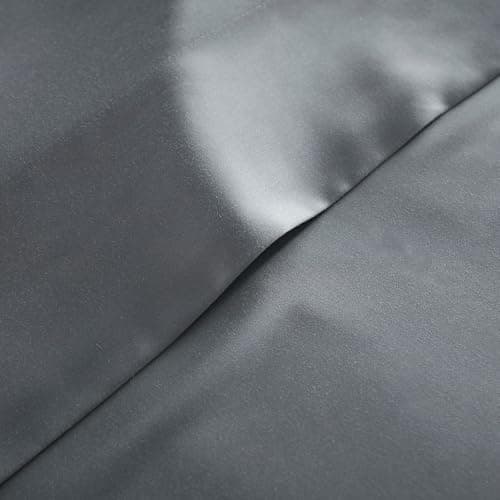Bamboo Viscose 4-Piece Bed Sheet Set, Cooling & Soft Black Full Size