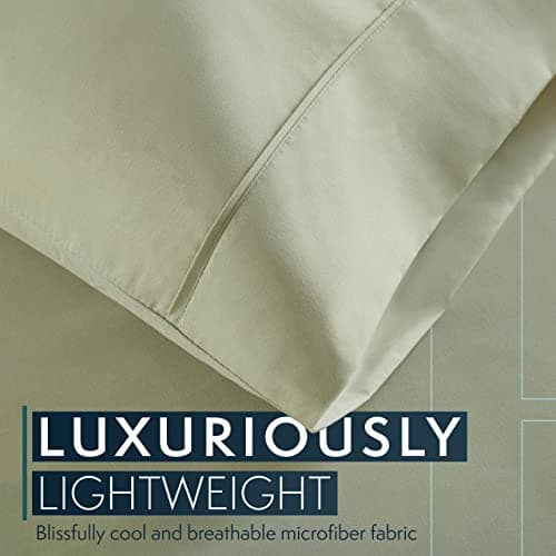 HC Collection Extra Soft Microfiber Pillowcases - Set of 2 - Sage