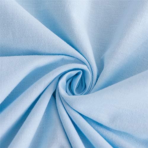 JELLYMONI 100% Washed Cotton Pillowcases Set with Button Closure, 2 Pack Standard(20×26) - Linen Grey