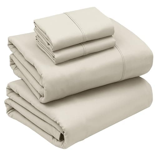 Full Size Brushed Microfiber Sheets Set with Deep Pockets - Pink Memories